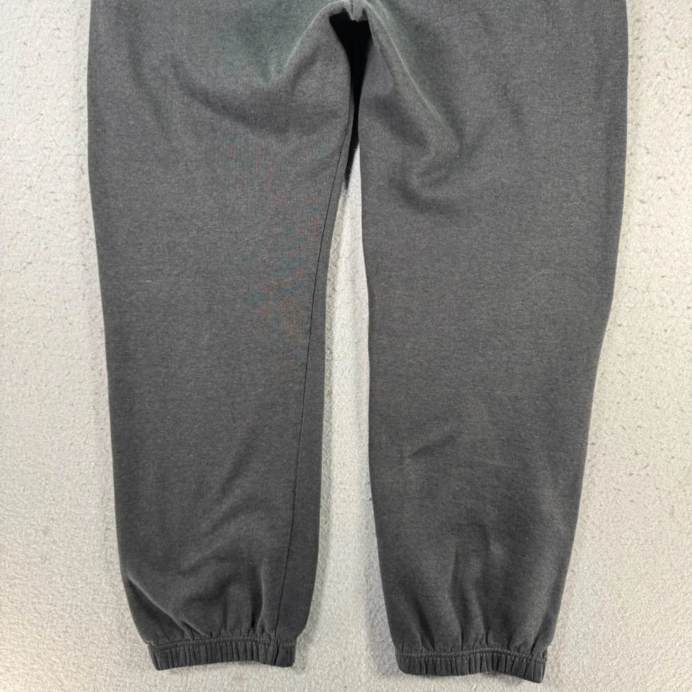 Vintage Adidas Sweatpants Adult Medium Gray Embroidered Cuff Fleece‎ Sportswear